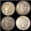 Image 1 : [4] 1897-1923 U.S. Silver Dollars HIGH GRADE
