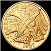 Image 1 : 1987 1/4oz Gold Constitut. Bicent. $5 SUPERB GEM BU