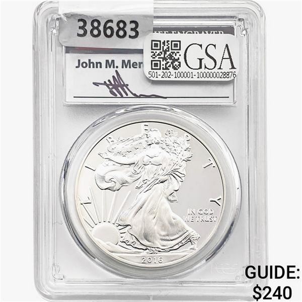 2016-W Silver Eagle PCGS PR70 DCAM