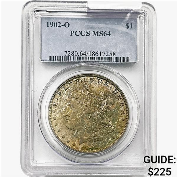 1902-O Morgan Silver Dollar PCGS MS64