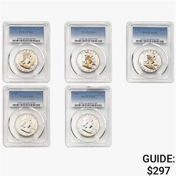 [5]1960-1961 Franklin Half Dollar PCGS PR66