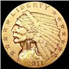 Image 1 : 1911 $2.50 Gold Quarter Eagle CLOSELY UNCIRCULATED