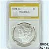 Image 1 : 1878-CC Morgan Silver Dollar PGA MS64+