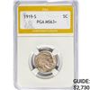 1919-S Buffalo Nickel PGA MS63+