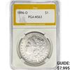 1896-O Morgan Silver Dollar PGA MS63