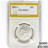 1860-S Seated Liberty Half Dollar PGA MS64+