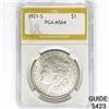 1921-S Morgan Silver Dollar PGA MS64