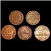 Image 2 : [5] 1863 Varied Tokens HIGH GRADE