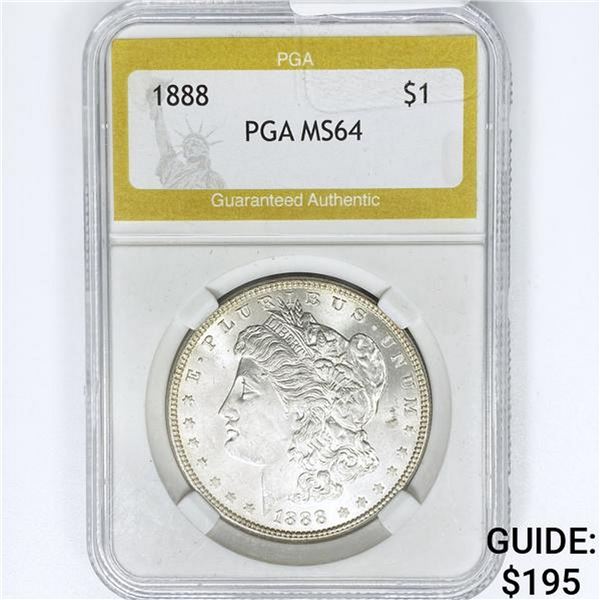 1888 Morgan Silver Dollar PGA MS64