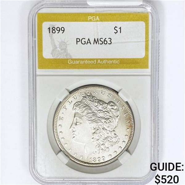 1899 Morgan Silver Dollar PGA MS63