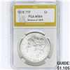 1878 7TF Morgan Silver Dollar PGA MS64 REV 79