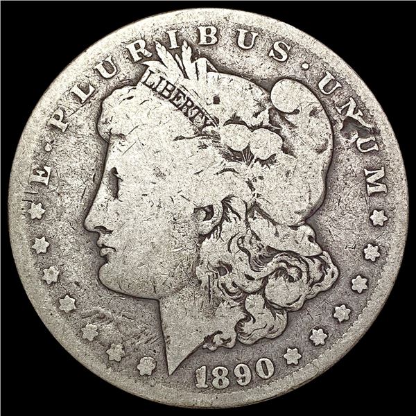 1890-CC Morgan Silver Dollar NICELY CIRCULATED