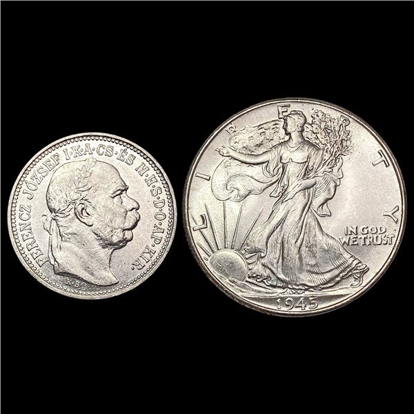 [2] 1914&1945 Varied Silver Coinage HIGH GRADE