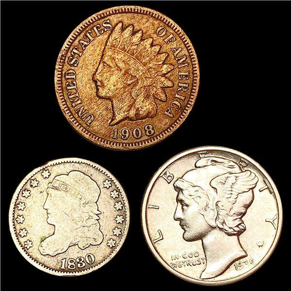 [3] 1830-1935 Varied Coinage HIGH GRADE