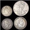 Image 1 : [4] 1884-1942 Varied U.S. Silver Coinage HIGH GRADE