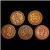 Image 1 : [5] 1863 Varied Tokens HIGH GRADE