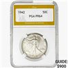Image 1 : 1942 Walking Liberty Half Dollar PGA PR64