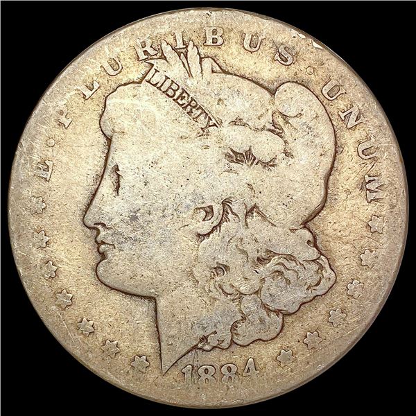 1884-CC Morgan Silver Dollar NICELY CIRCULATED