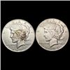 Image 1 : [2] 1935 Silver Peace Dollar CLOSELY UNCIRCULATED