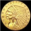 Image 1 : 1911 $2.50 Gold Quarter Eagle CLOSELY UNCIRCULATED