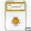 Image 1 : 1936 Wheat Cent PGA PR66 RED