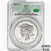 Image 1 : 2023-S Silver Peace Dollar CAC PR70 Reverse Proof