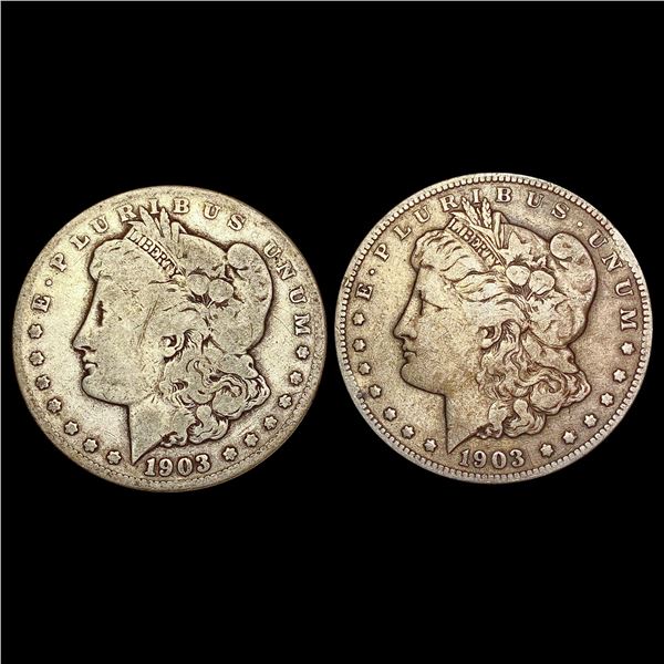 [2] 1903-S Morgan Silver Dollar NICELY CIRCULATED