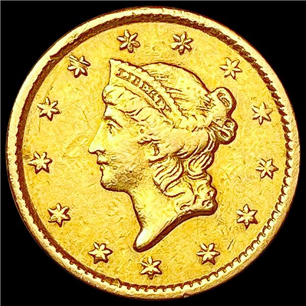 1851 Rare Gold Dollar CLOSELY UNCIRCULATED