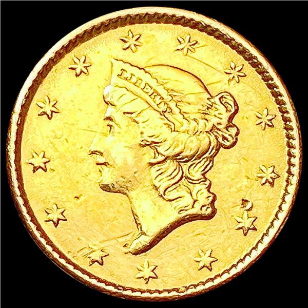 1853 Rare Gold Dollar CLOSELY UNCIRCULATED