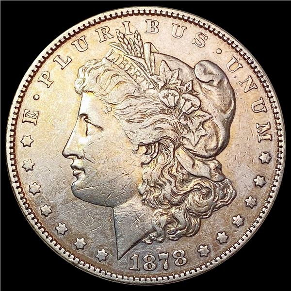 1878 8TF Morgan Silver Dollar CLOSELY UNCIRCULATED