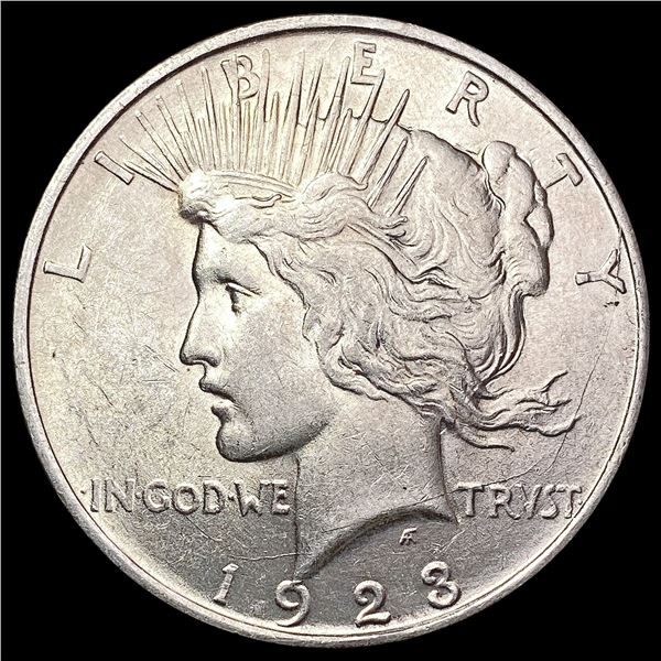 1923-D Silver Peace Dollar NEARLY UNCIRCULATED