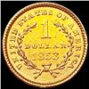 Image 2 : 1853 Rare Gold Dollar CLOSELY UNCIRCULATED