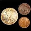 Image 2 : [3] 1914-1942 Varied U.S. Coinage UNCIRCULATED