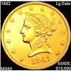 Image 1 : 1842 Lg Date $10 Gold Eagle UNCIRCULATED