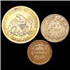 Image 2 : [3] 1838-1883 Varied U.S. Coinage CLOSELY UNCIRCULATED