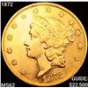 Image 1 : 1872 $20 Gold Double Eagle UNCIRCULATED