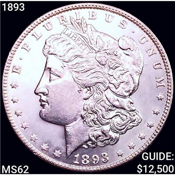1893 Morgan Silver Dollar UNCIRCULATED