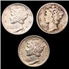 Image 1 : [3] 1916-1921 Mercury Dime UNCIRCULATED