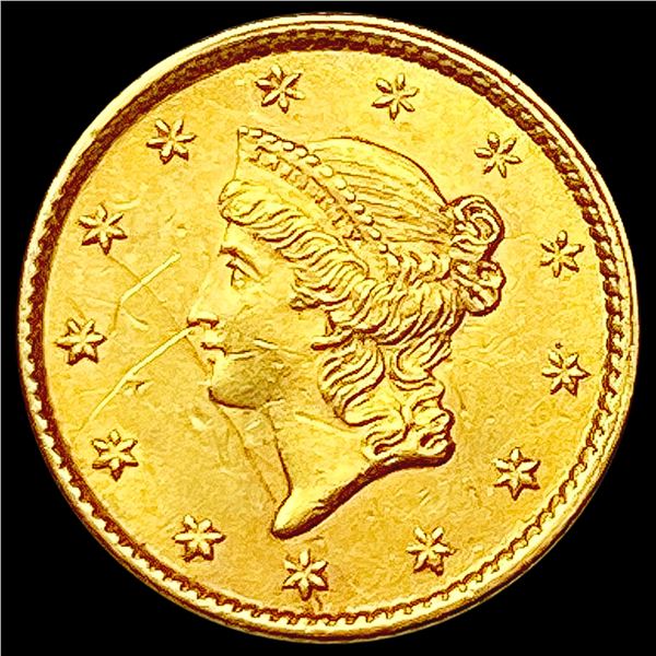 1853 Rare Gold Dollar CLOSELY UNCIRCULATED