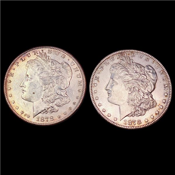 [2] 1878-S Morgan Silver Dollar UNCIRCULATED