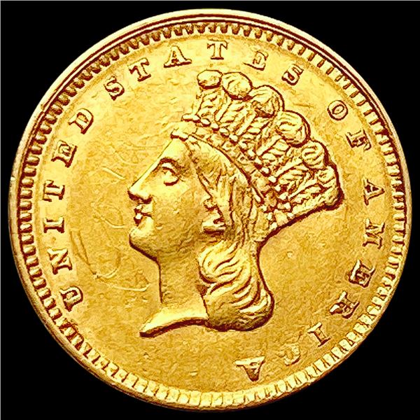 1862 Rare Gold Dollar CLOSELY UNCIRCULATED
