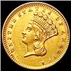 Image 1 : 1862 Rare Gold Dollar CLOSELY UNCIRCULATED
