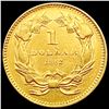 Image 2 : 1862 Rare Gold Dollar CLOSELY UNCIRCULATED