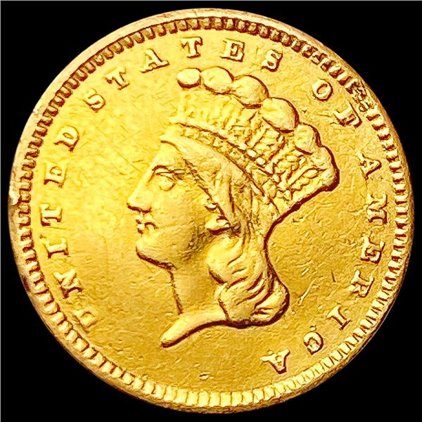 1857 Rare Gold Dollar CLOSELY UNCIRCULATED