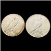 Image 2 : [2] 1928-S Silver Peace Dollar CLOSELY UNCIRCULATED
