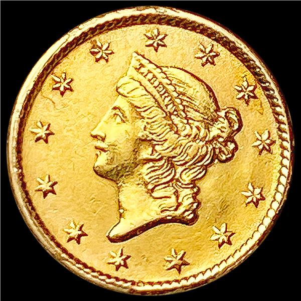 1853 Rare Gold Dollar CLOSELY UNCIRCULATED