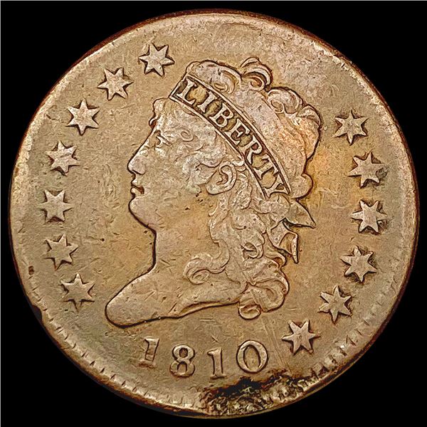 1810 Classic Head Large Cent NEARLY UNCIRCULATED