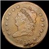Image 1 : 1810 Classic Head Large Cent NEARLY UNCIRCULATED