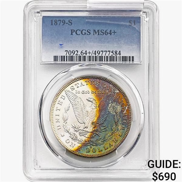 1879-S Morgan Silver Dollar PCGS MS64+
