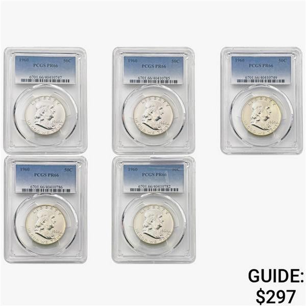 [5]1960 Franklin Half Dollar PCGS PR66